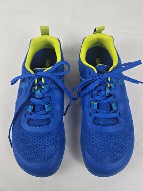 XeroShoes Size 7 Prio Perform Neo Shoes Bright Blue Scuba Yellow Lace Up